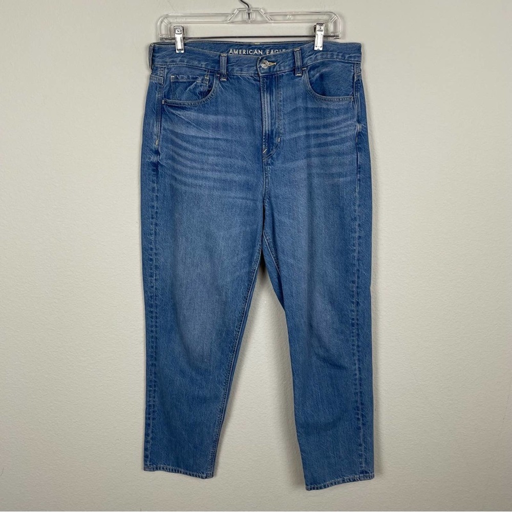 American Eagle Blue Denim Mom Jean 10R